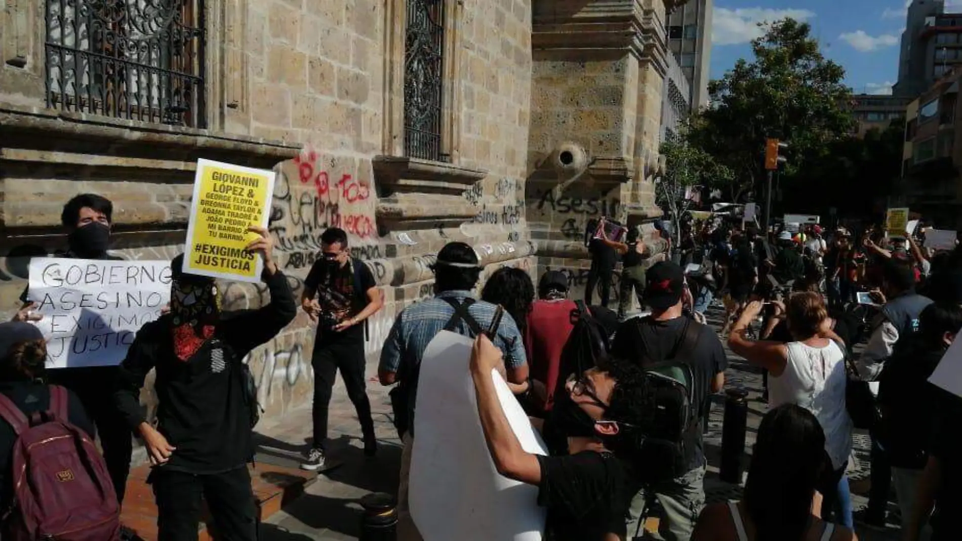 manifestación centro